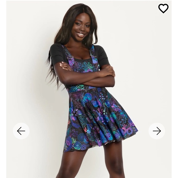 Black Milk Floral Coral Apron Dress - Limited NWT Size Medium *Rare* - Picture 2 of 8